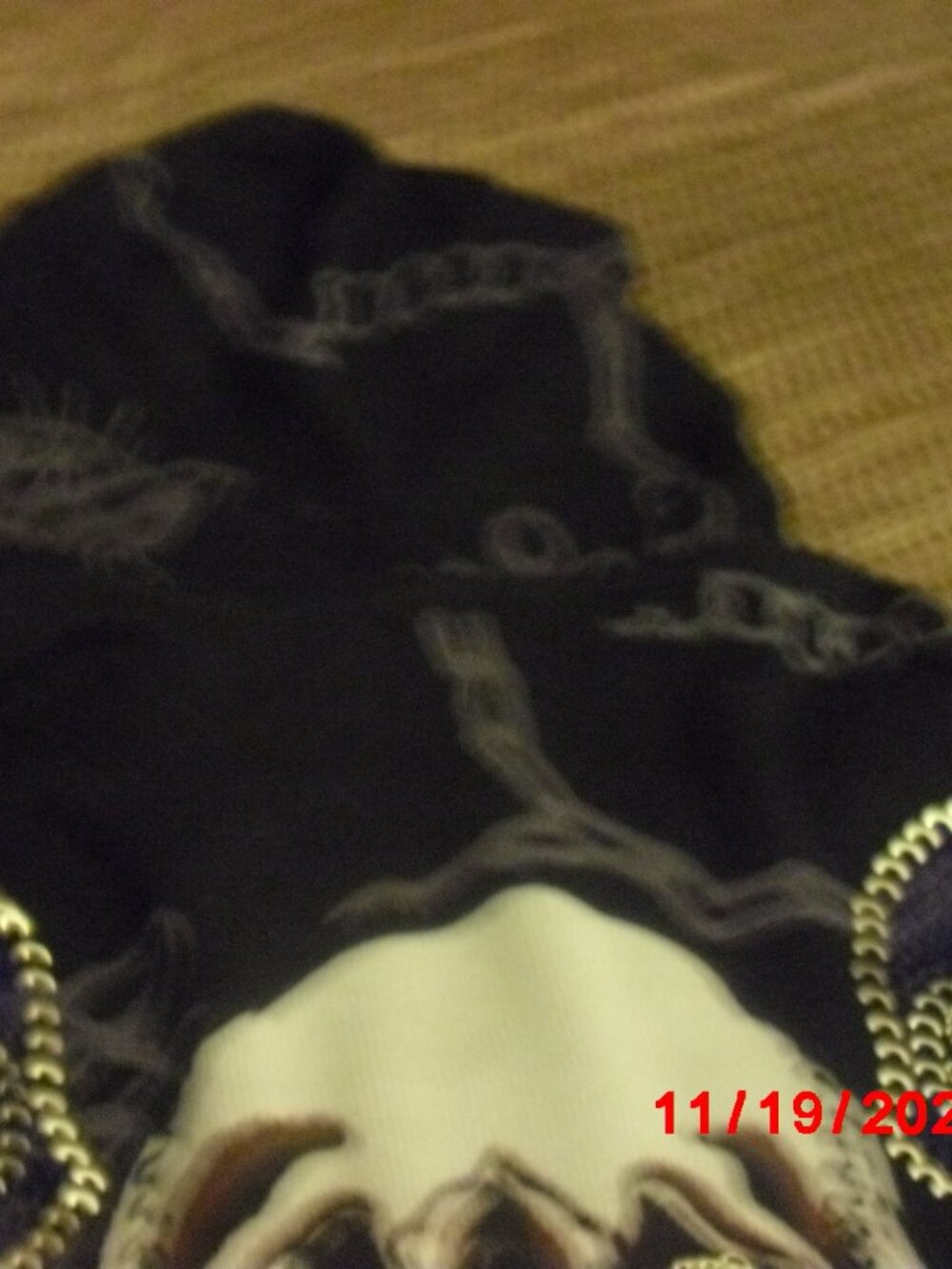 ED HARDY HOODIE,  Dramatic and Whimsical! Men's Medium, Rhinestones Everywhere!! - Picture 6 of 14